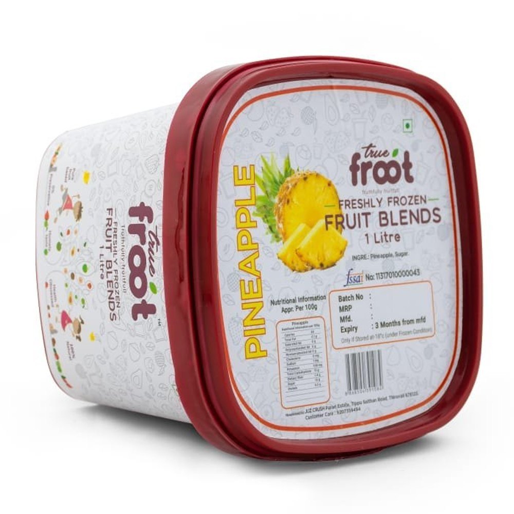 Yellow True Froot Pineapple Pulp, Packaging Size: 1L, Speciality: Organic