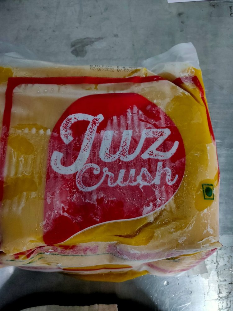 JUZ CRUSH Yellow PINEAPPLE FROZEN FRUIT PULP, Packaging Size: 5 Kg, Speciality: Organic