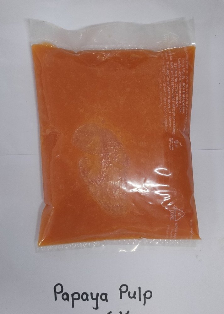 Ananda Papaya Pulp, Packaging Type: Packets, Packaging Size: 1 Kg