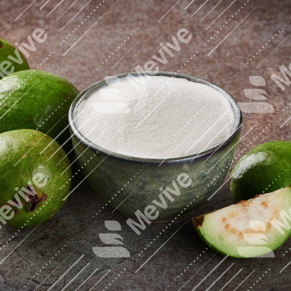 Creamish white Spray Dried Guava Powder, Carton box with inner liner