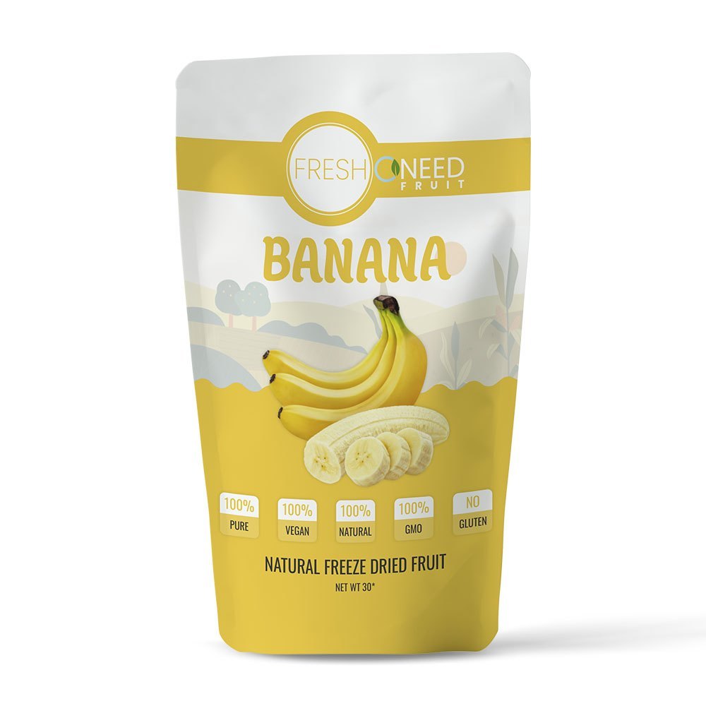 Yellow Banana Peel Powder, 3LAYER ALUMINIUM BAG