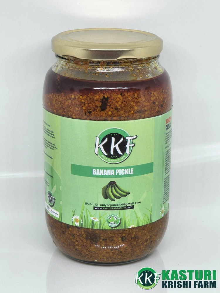 Spicy Raw Banana Pickle/ Banana Pickle, Packaging Type: glass jar