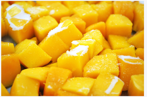 Frozen Mango Dice, Packaging Type: Packet