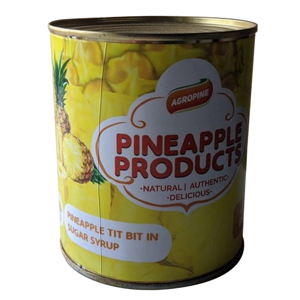 Yellow 3.1 Kg Agropine Pineapple Tidbits, 3% Of The Dv