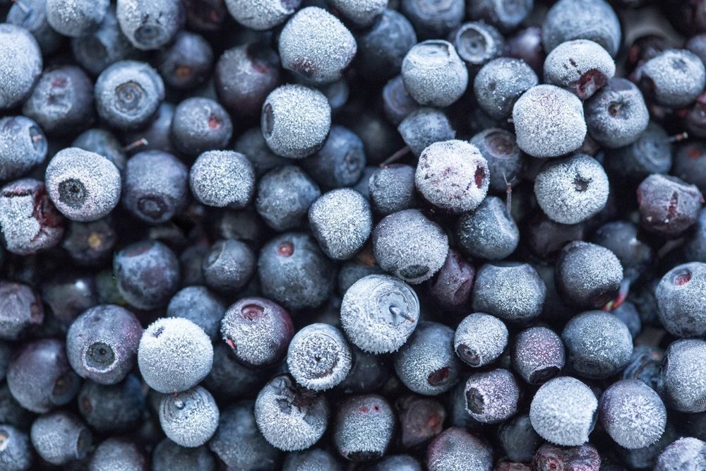 Natural frozen blueberries, Packaging Size: 1 Kg, Packaging Type: Packet