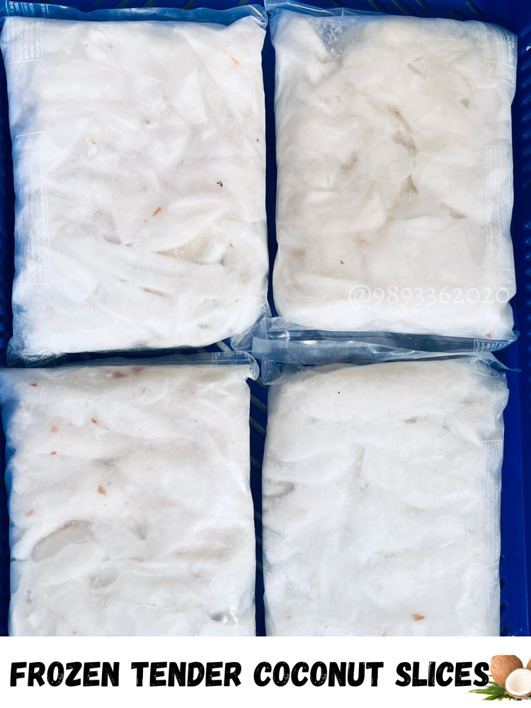 FreezeOfresh Cloudy White Tender Malai Frozen Coconut, Packaging Size: 1 kg, Packaging Type: Plastic Pouch