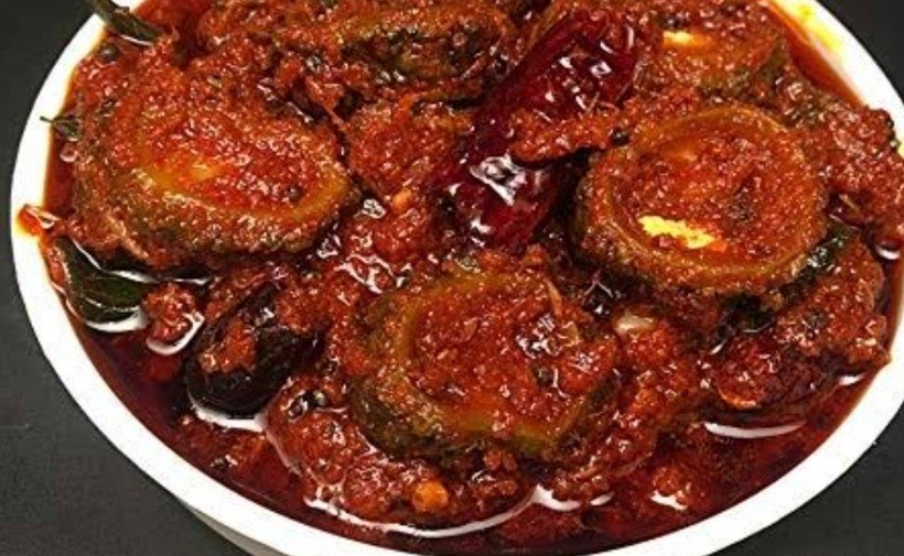 Spicy Bitter Gourd Pickle, Packaging Type: Glass Jar, Packaging Size: 500 Gram