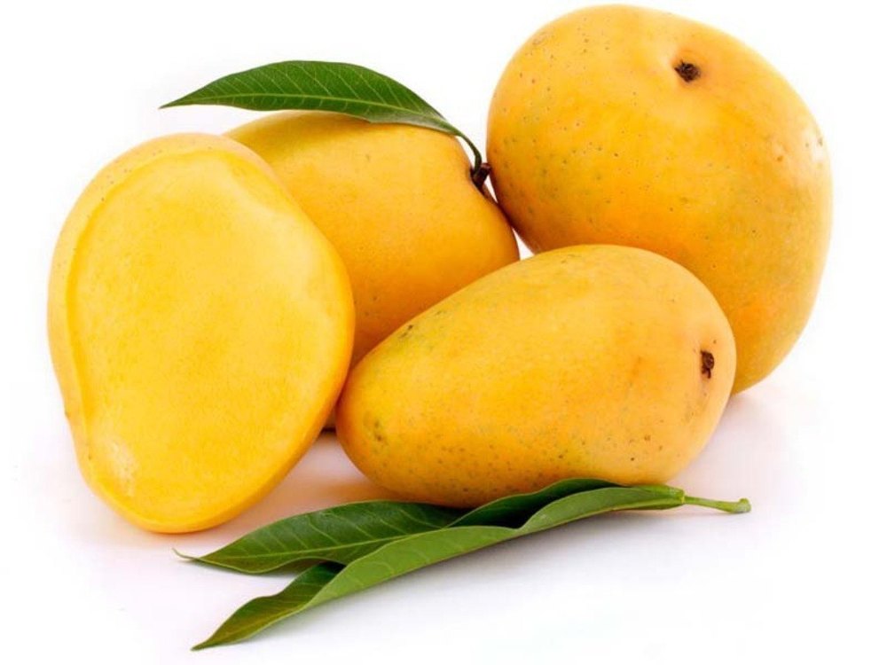 Yellow A Grade Frozen Organic Alphonso Mangoes, Loose