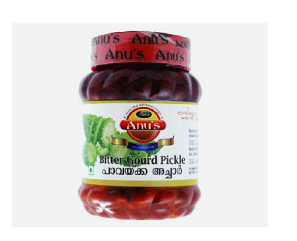 Anu\'s Food Spicy Bitter Gourd Pickle 200 gm, Packaging Type: Plastic Bottle