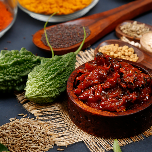 Spicy & Tangy Maharashtra Bitter Gourd Pickle / Karela Achar, Packaging Type: KG, Packaging Size: 1KG