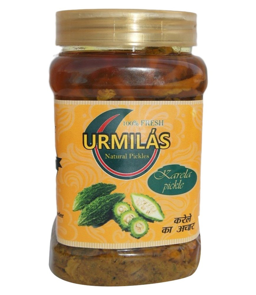 Spicy 1kg Natural Bitter Gourd Pickle, Packaging Type: Jar