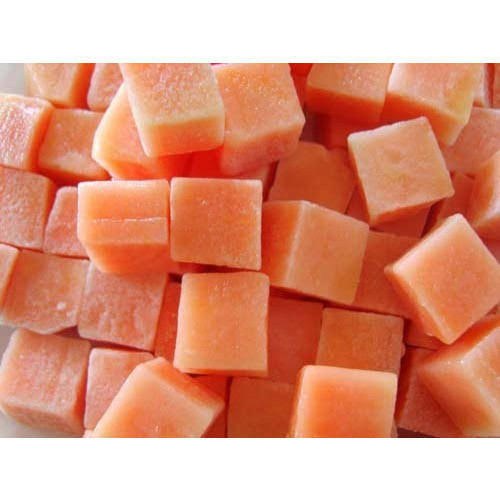 Sweet Frozen Papaya, Packaging Size: 1 Kg, Packaging Type: Plastic Box