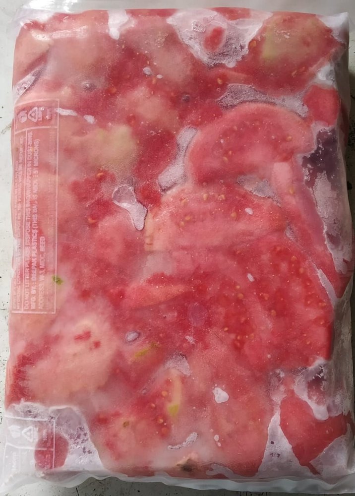 Natural Frozen Red Guava Slice, Packaging Size: 1 Kg, Packaging Type: Packet