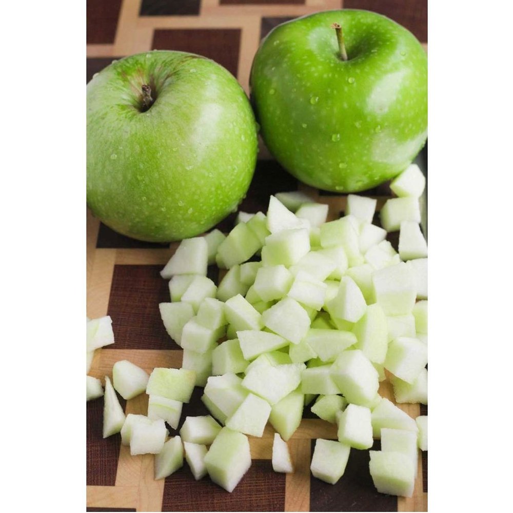 Natural Frozen Green Apple Pieces, Packaging Size: 1 kg, Packaging Type: Packet