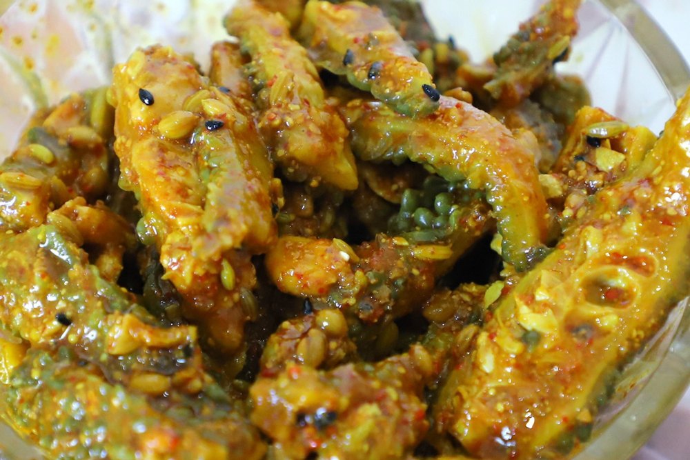 Bitter Gourd Pickle, Packaging Type: Box, Packaging Size: 1 Kg