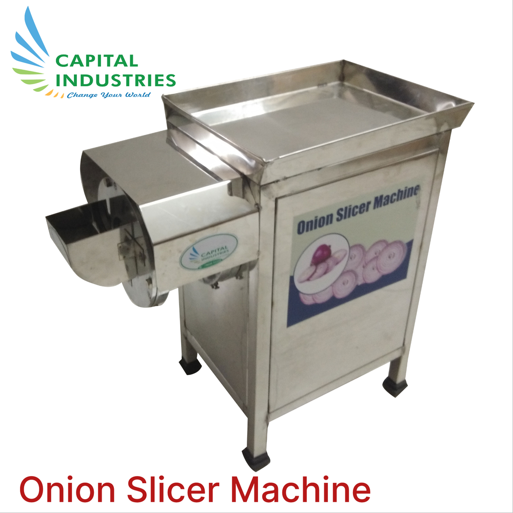 Stainless Steel Onion Slicer Machine, 0.5 HP