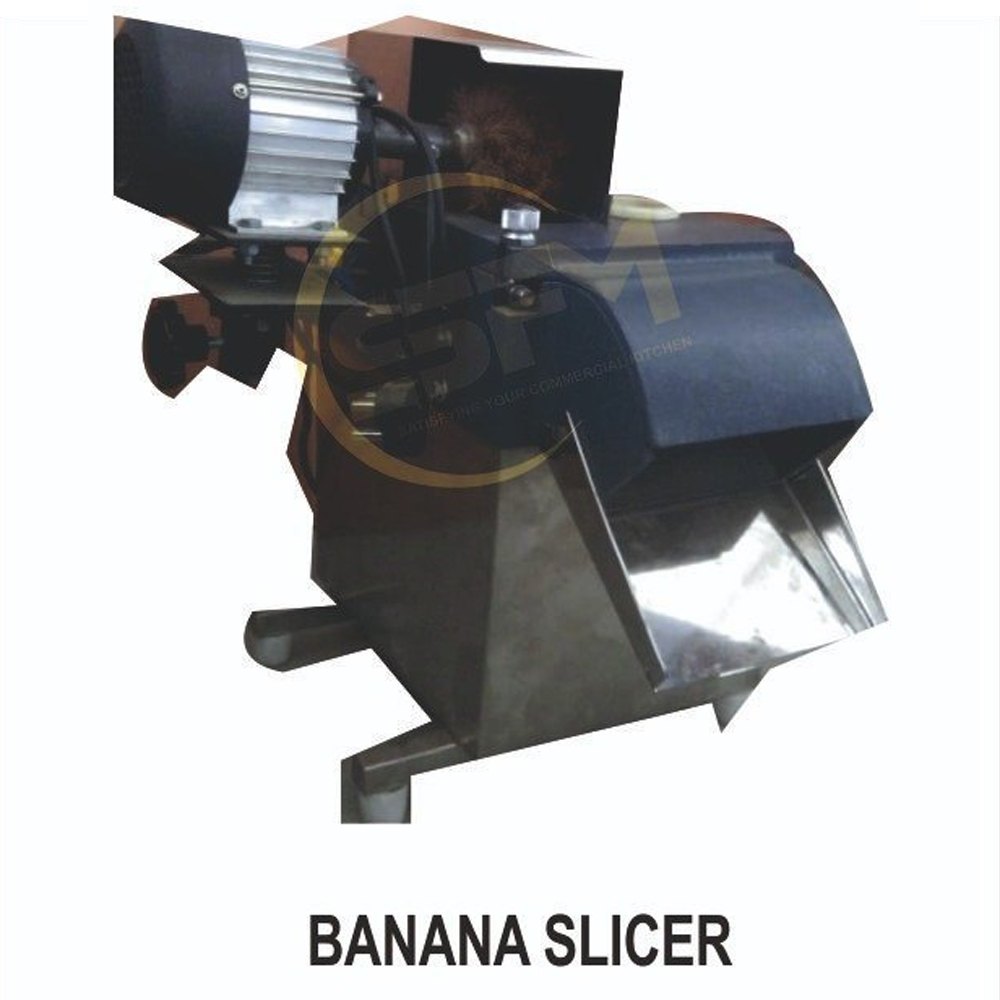 Automatic Banana Slicer Machine, For Industrial, 75 kg/Hr