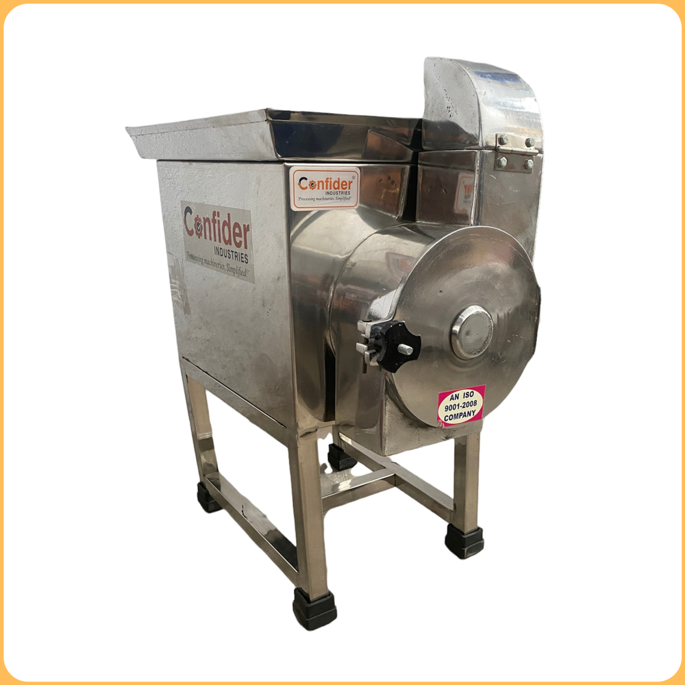 Semi-Automatic 80 kg/ hr Vegetable Chopping Machine