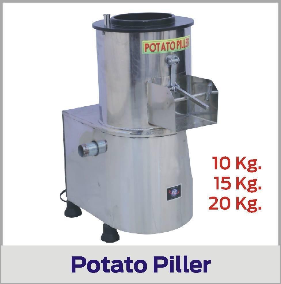 Automatic Stainless Steel Potato Peeler Machine, 10 kg