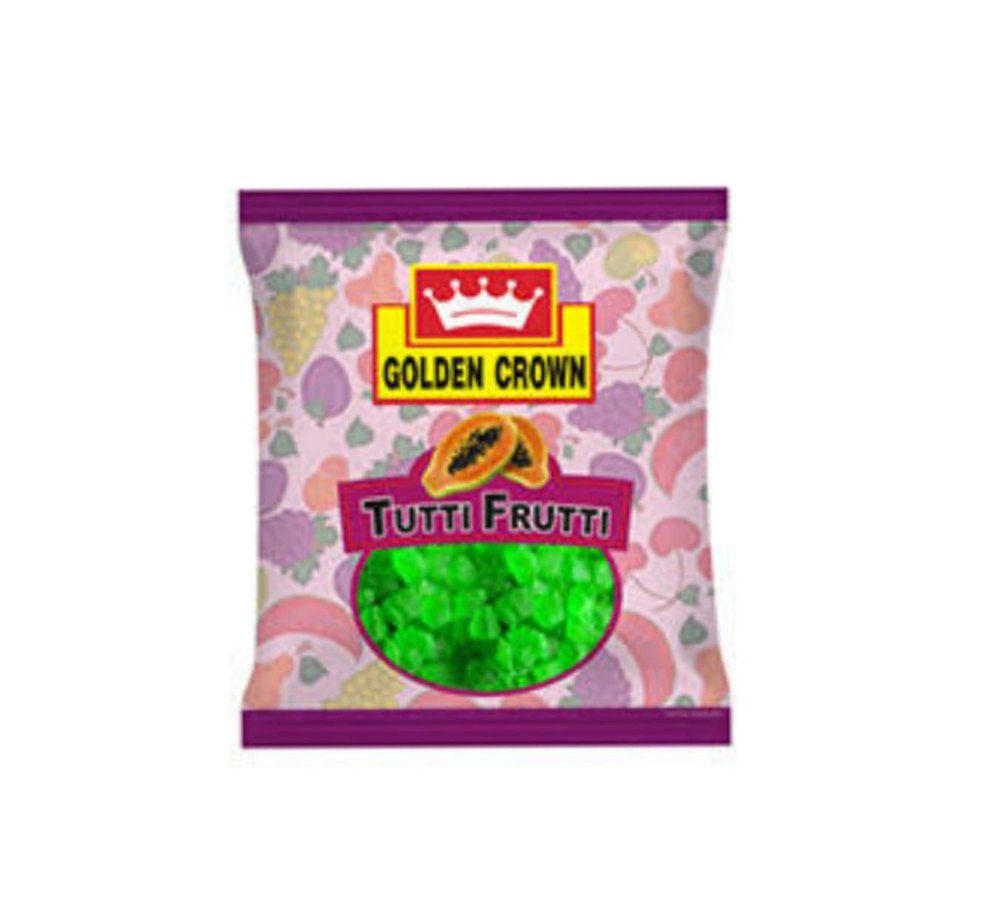 Golden Crown Per Pack Green Tutti Frutti, cubs, Packaging Size: 1 kg