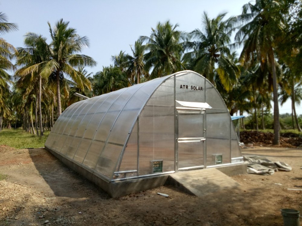 Commercial Solar Dryer, Controllable