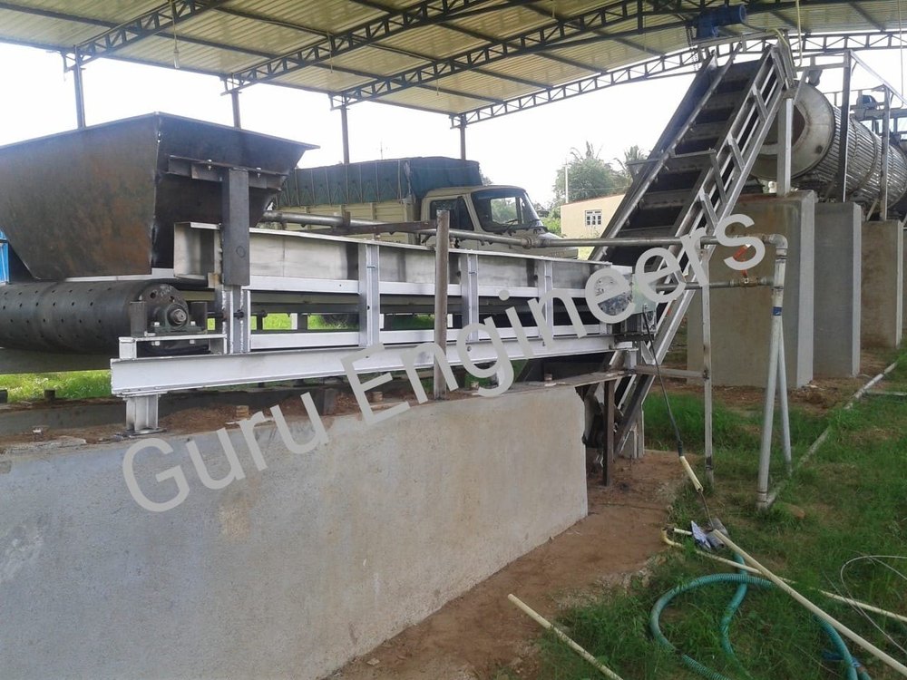 Automatic SS 304 Ginger Garlic Dehydration Processing