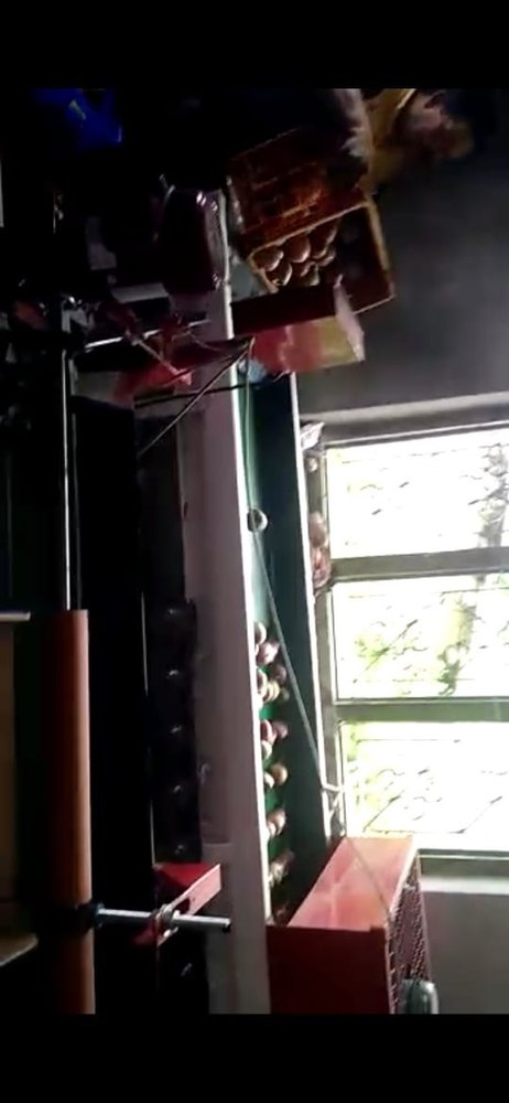 Semi-Automatic Mild Steel Fruit Apple Grading Machine, 300 Crate Per Hour