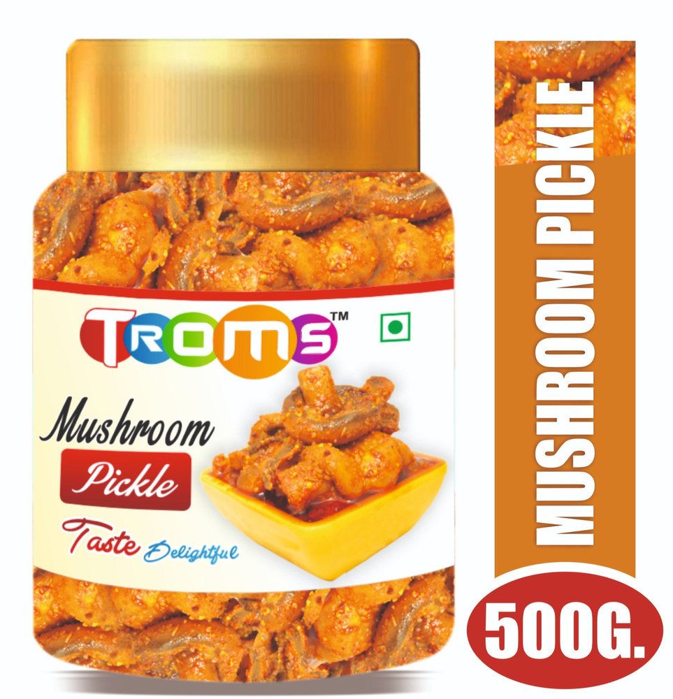Troms Spicy 500 Gm Pickled Mushroom, Packaging Type: Pet Jar