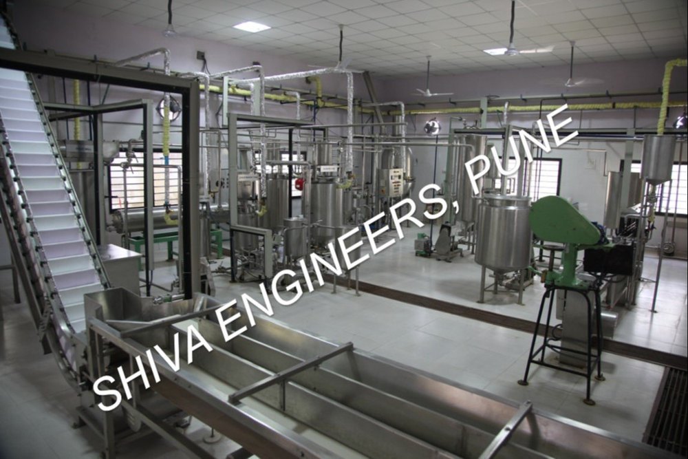 Semi-Automatic Stainless Steel Amla Sharbat Processing Machines, 100 Lph- 1000 Lph