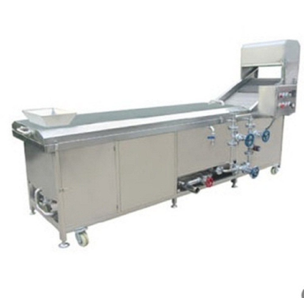 Electric PT-2000 Automatic Vegetables Blanching Machine, Capacity: 1500KG/H