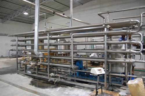 Double Stainless Steel Mango Pulp Processing Plant, 100 kg / Hour