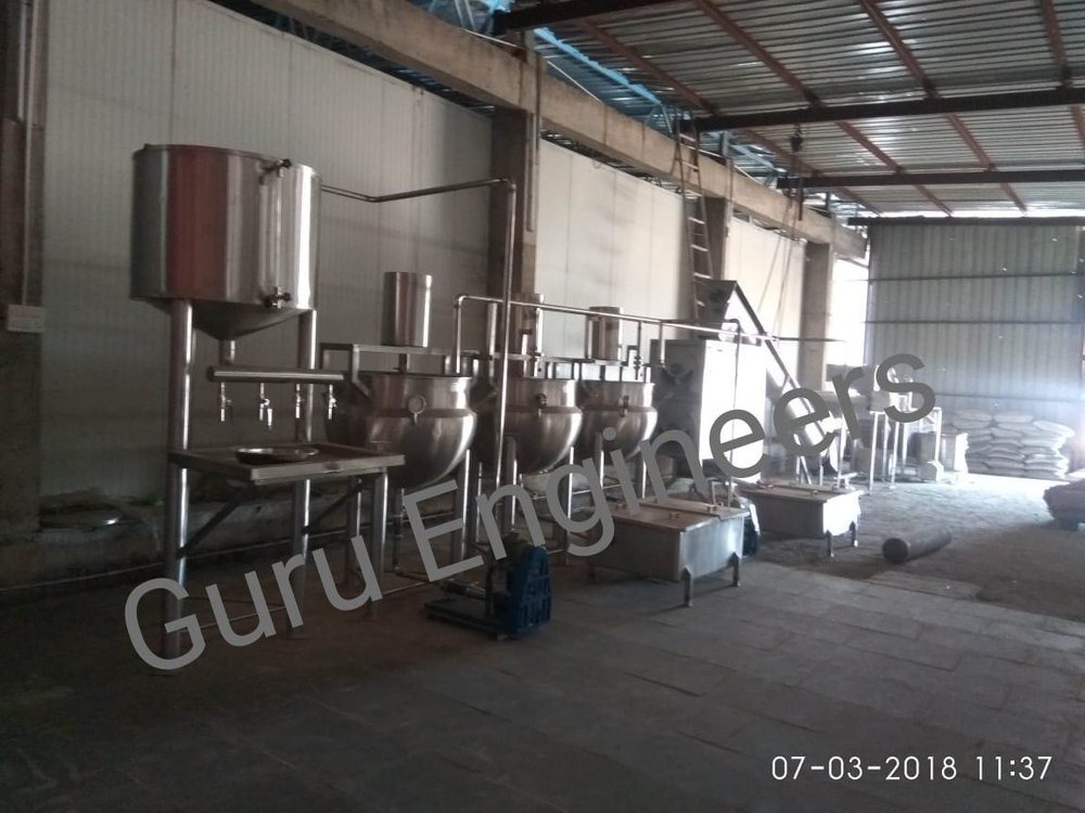 Ss 304 Mango Pulp Processing Plant