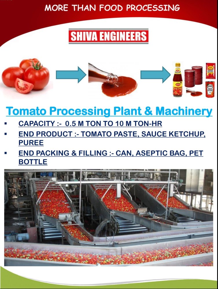 Tomato Ketchup Processing Machinery