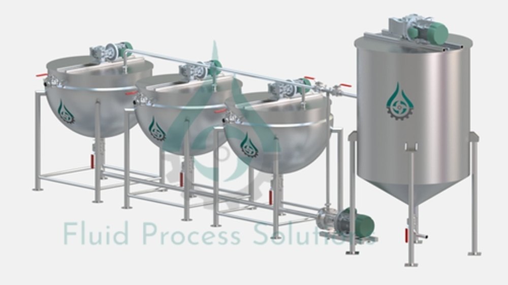 Automatic Sauce Making Machines, Capacity: 1000 Kg/Hour