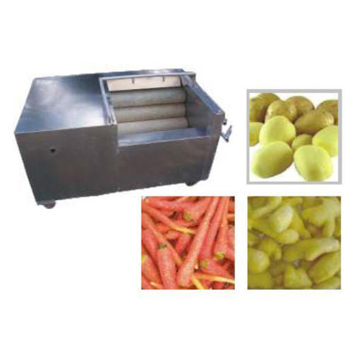 Carrot, Ginger Ginger/ Carrot/ Potato Washer Cum Peeling Machine, Capacity: 100-300 Kg/hr