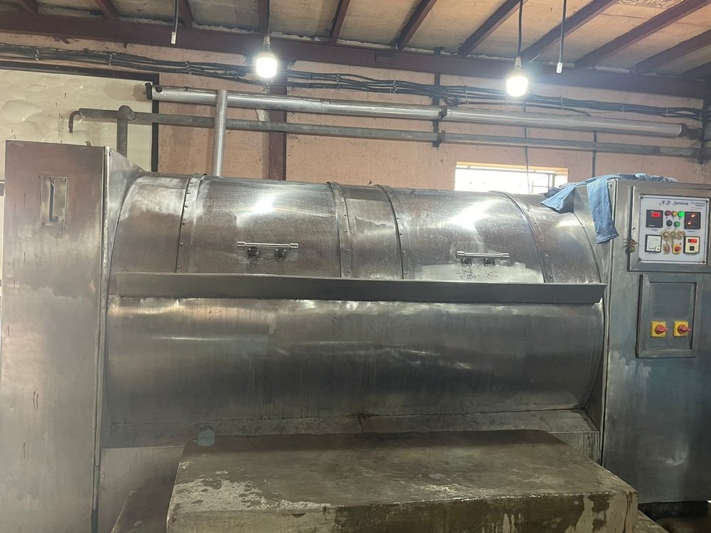 Industrial Drum Washing Machine, 12.5HP, Side Loading
