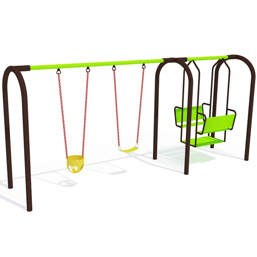 Outdoor Stainless Steel ASW-05 Garden Swing, For Play Ground