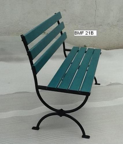 Green Outdoor Bench