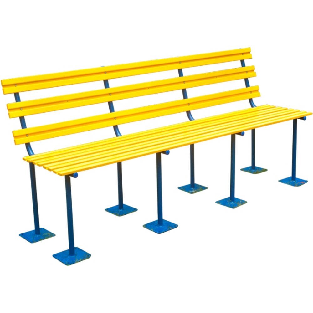 Modern Without Arm Rest 4 Seater Standard Bench, For Outdoor, Size: 6 X 2 Feet