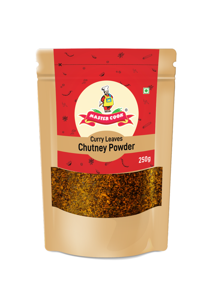 Master Cook Pouch Curry Leaves Chutney Powder-250g, 250gm