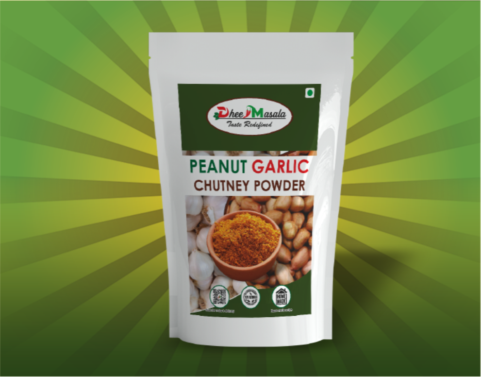 Dhee Masala Packed In Pouch peanut chutny powder, 100g, 8.60