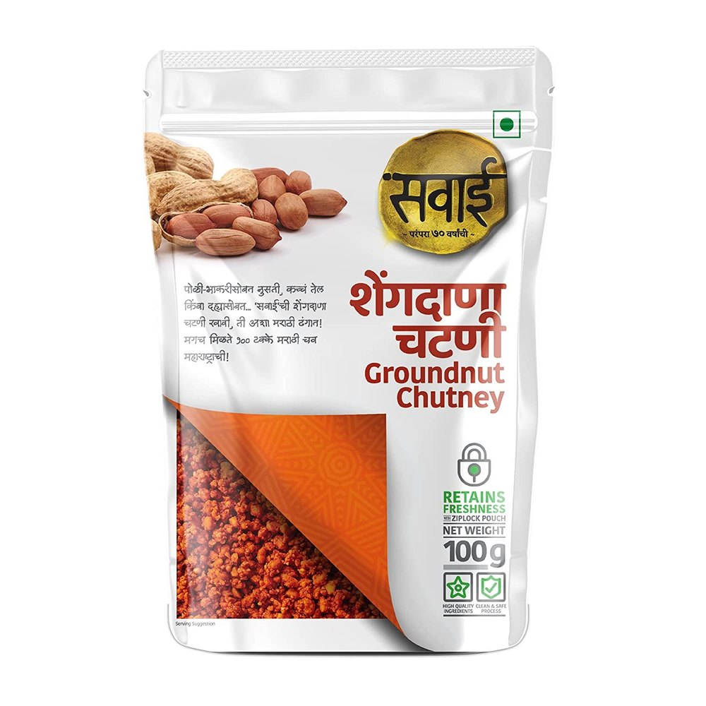 sawai Pauch Gronudnut Chutney Mrp-50, Garlic, 100 Gm
