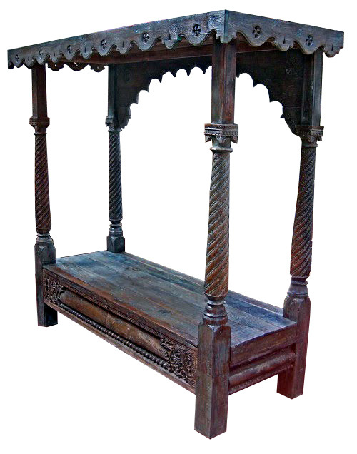 Indian Hard wood Single Bed Wooden Daybed, For Hotel, Size: Standard