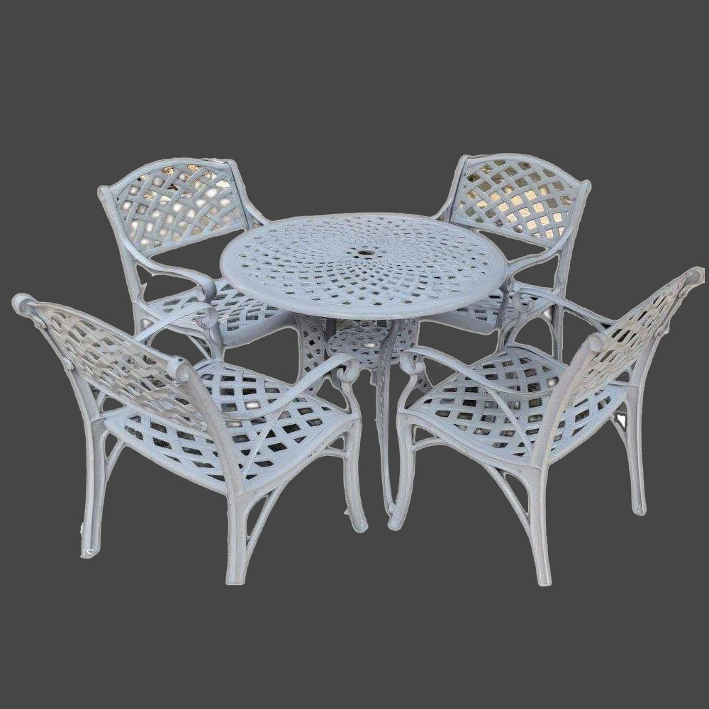 Cast Iron Garden Table Chair Set