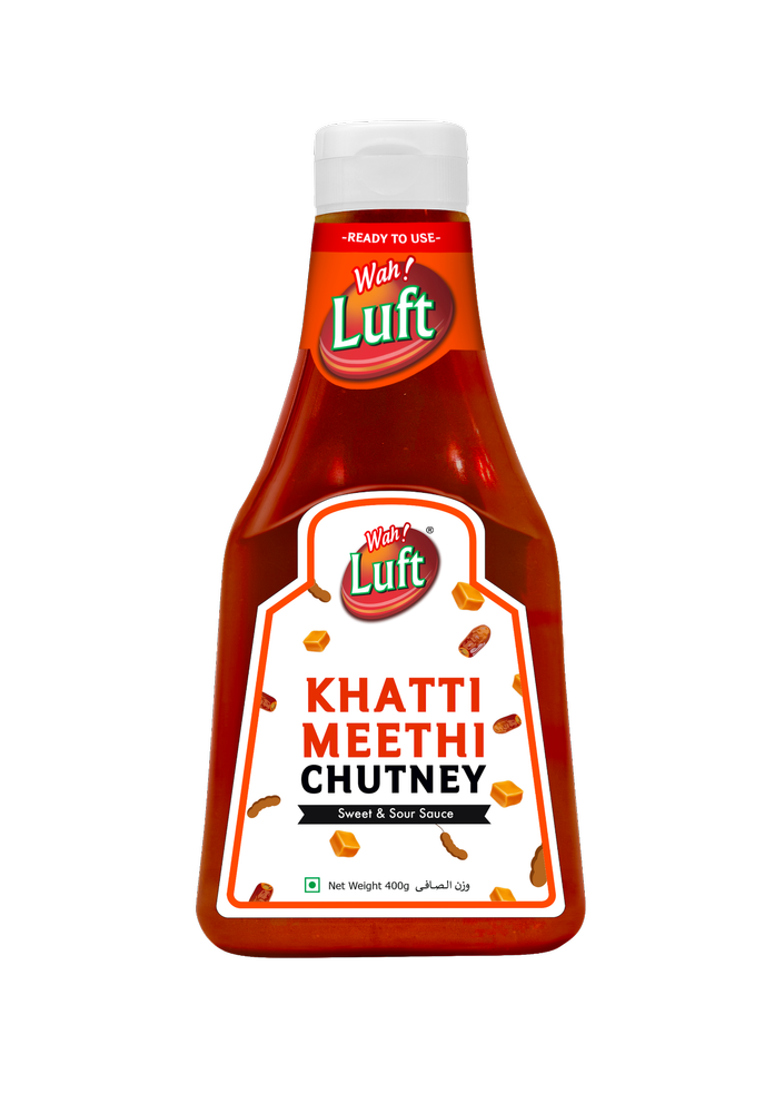 Wah Luft 400g Khatti Meethi Chutney, 2g