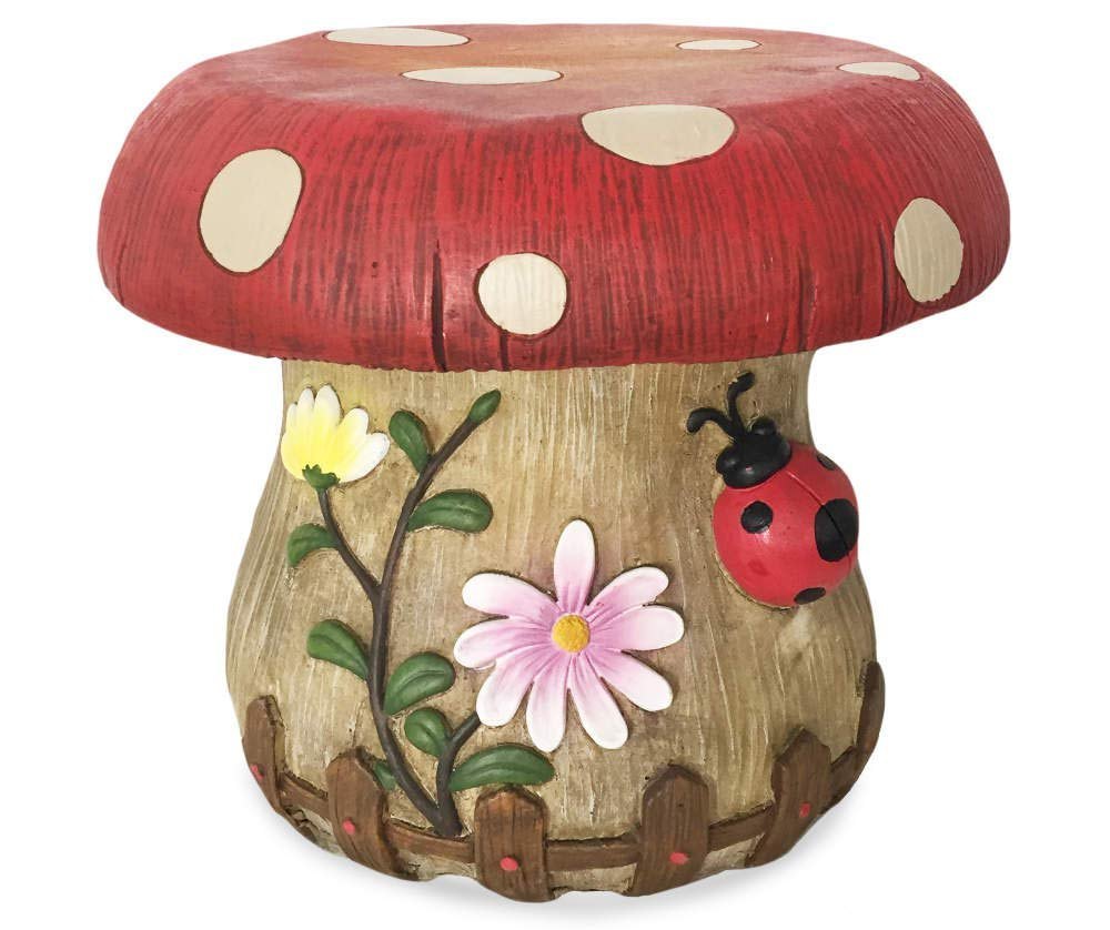 19x19x20inches Fiber(unbreakable) Round Mushroom Garden Stool