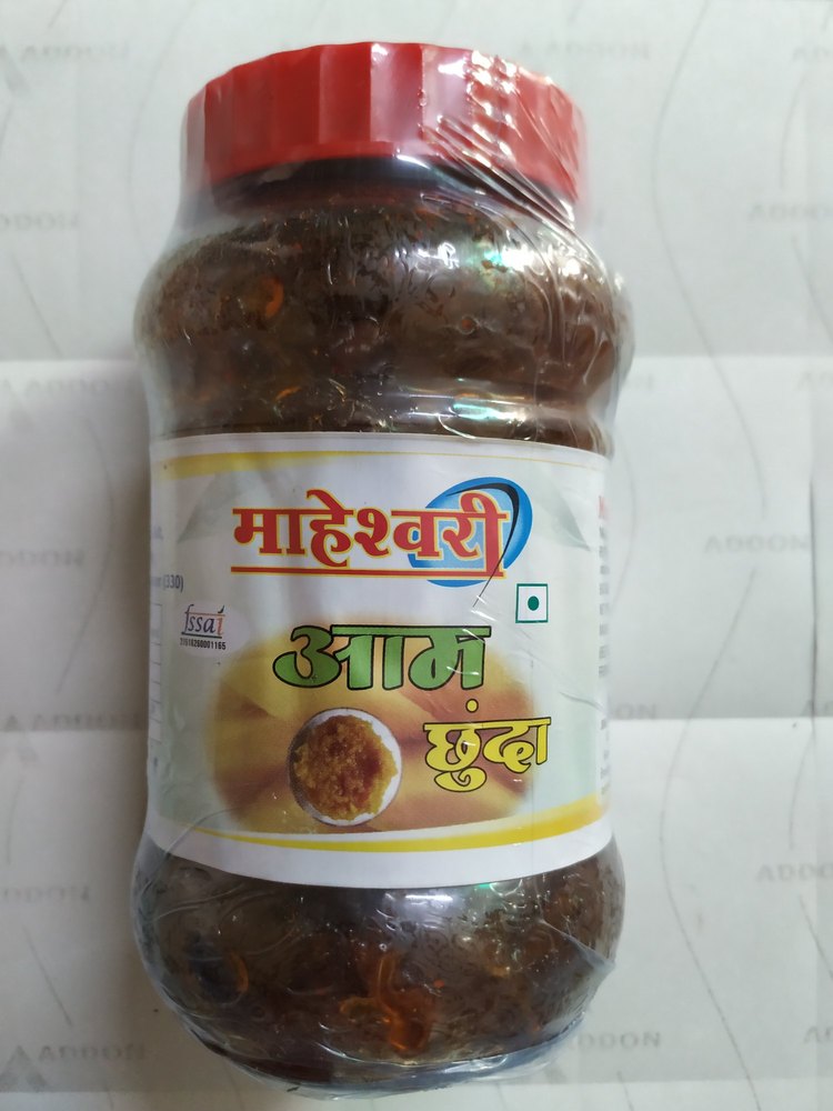 Maheshwari sweet Mango Chunda, Packaging Type: Plastic Jar, Packaging Size: 500 Gm