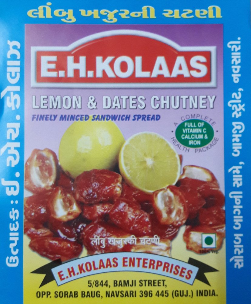 Lemon And Dates Chutney