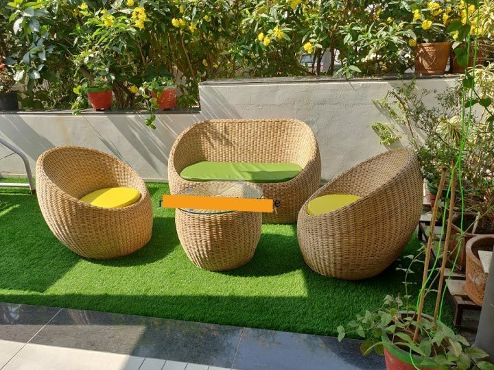 Wooden Cane Outdoor Furniture