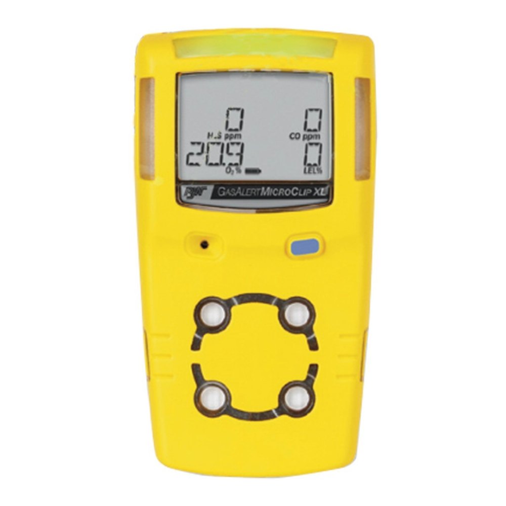 BW Gas Alert MicroClip X3/XL Multi Gas Detector Quad Gas (Without Pump) (1-4 Gas)
